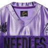 Beams x Needles Jersey Purple