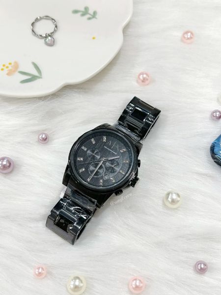 圖片 Armani Exchange 男款 不鏽鋼三眼手錶AX2093