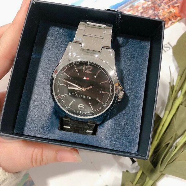 圖片 TOMMY HILFIGER 1791460 銀色鋼錶帶 男錶 手錶 腕錶