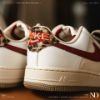 NICEDAY 現貨 Nike Air Force 1 '07 豹紋 米紅 米白 復古 女鞋 IM7510-262