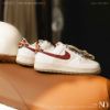 NICEDAY 現貨 Nike Air Force 1 '07 豹紋 米紅 米白 復古 女鞋 IM7510-262