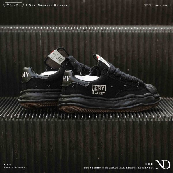 NICEDAY 代購 Maison Mihara Yasuhiro MMY 黑色 溶解鞋 硫化 黑魂 黑金 A08FQ735