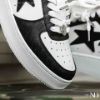 NICEDAY 代購 BAPE STA™ 復古 黑白 白黑 板鞋 猩猩 壓紋 浮雕 Force 男鞋 0ZXSHM191303N