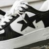 NICEDAY 代購 BAPE STA™ 復古 黑白 白黑 板鞋 猩猩 壓紋 浮雕 Force 男鞋 0ZXSHM191303N