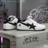 NICEDAY 代購 BAPE STA™ 復古 白黑 白 流星 板鞋 猩猩 Force 男鞋 0ZXSHMX91314M