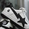 NICEDAY 代購 BAPE STA™ 復古 白黑 白 流星 板鞋 猩猩 Force 男鞋 0ZXSHMX91314M
