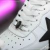 NICEDAY 代購 BAPE STA™ 復古 白黑 白 流星 板鞋 猩猩 Force 男鞋 0ZXSHMX91314M