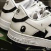 NICEDAY 代購 BAPE STA™ 復古 白黑 白 漆皮 流星 板鞋 猩猩 Force 男鞋 1K30-191-328