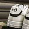 NICEDAY 代購 BAPE STA™ 復古 白黑 白 漆皮 流星 板鞋 猩猩 Force 男鞋 1K30-191-328