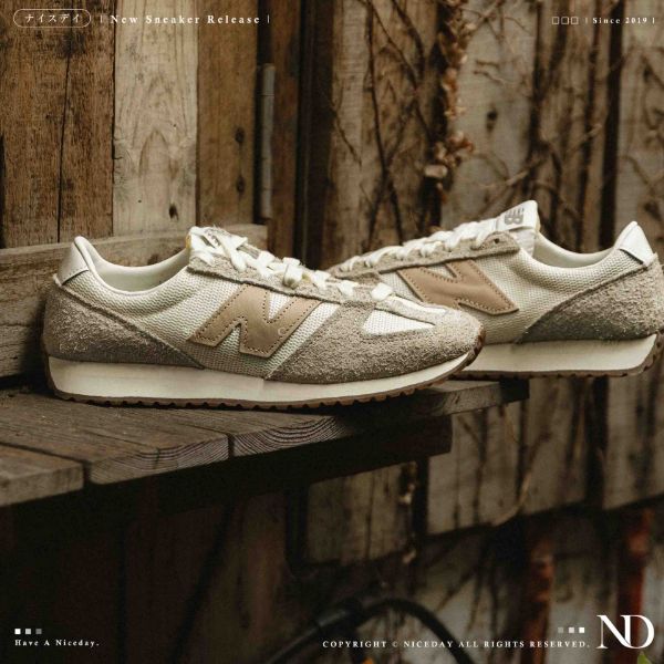 NICEDAY 現貨 New Balance 471 奶油 奶茶 卡其 可可 白 麂皮 復古 女鞋 U471KAA
