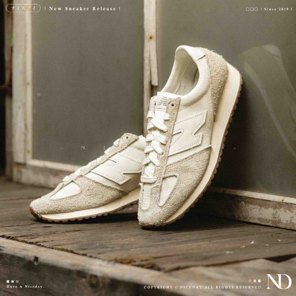 NICEDAY 現貨 New Balance 471 奶油 白 白色 白標 麂皮 復古 女鞋 U471KAB