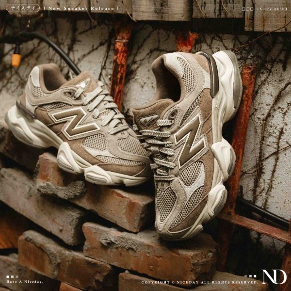 NICEDAY 現貨 New Balance 9060 奶茶色 棕色 可可 復古 杏色 男女鞋 U9060ERC