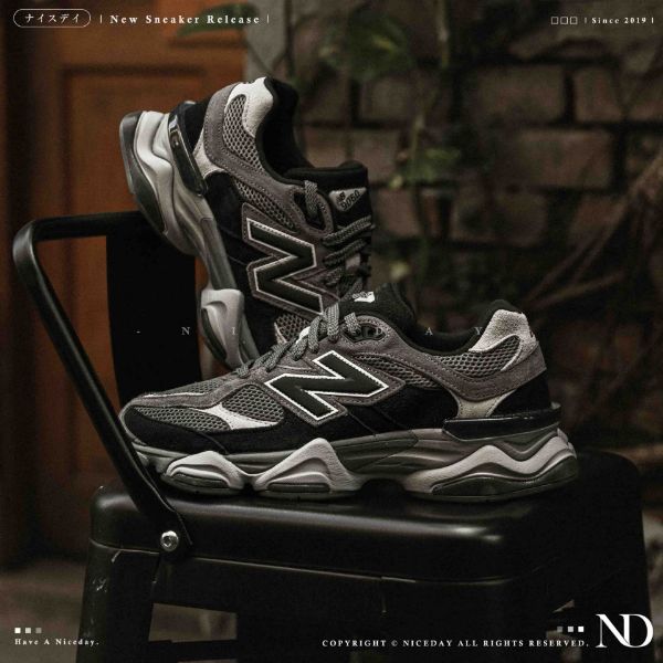 NICEDAY 現貨 New Balance 9060 灰黑 黑 黑魂 黑色 麂皮 復古 U9060ERA