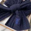 圖片 Lv 深藍針織mini圍巾