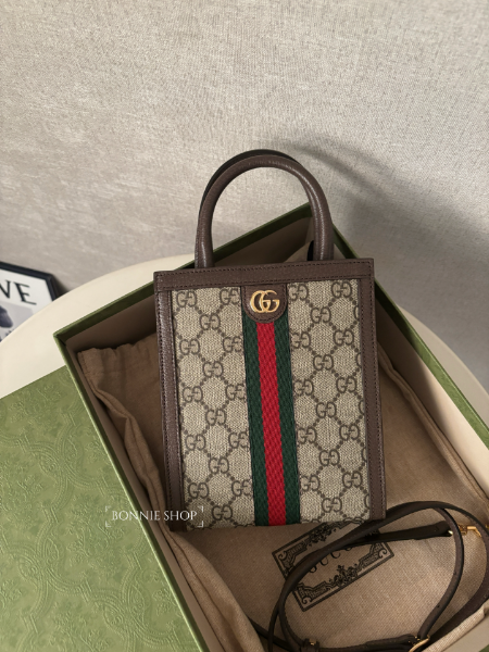 圖片 GUCCI Ophidia紅綠織帶迷你琴譜包