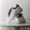 NICEDAY 現貨 Nike Air Force 1 '07 白 酒紅 復古 天鵝絨 鞋帶 經典 皮革 休閒鞋 HV4403-600