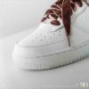 NICEDAY 現貨 Nike Air Force 1 '07 白 酒紅 復古 天鵝絨 鞋帶 經典 皮革 休閒鞋 HV4403-600