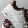 NICEDAY 現貨 Nike Air Force 1 '07 白 酒紅 復古 天鵝絨 鞋帶 經典 皮革 休閒鞋 HV4403-600