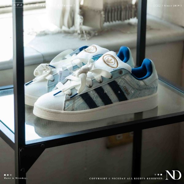 NICEDAY 代購 Adidas Originals Campus 00S 丹寧 牛仔 藍 淺藍 復古 男女鞋 JS2487