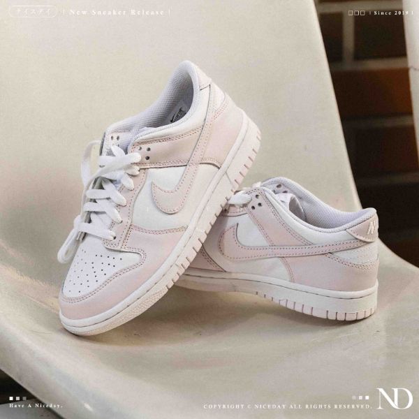 NICEDAY 現貨 Nike Dunk Low 淺粉 粉 粉白 白粉 淺玫瑰 女鞋 FB9109-128
