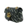 圖片 Gucci x Balenciaga 聯名款 絎縫牛皮仿舊金釦肩背斜背包-26cm(443497-黑)