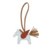 圖片 Hermes 展示品 Rodeo PM 飛馬吊飾(藍/烏木/棕)