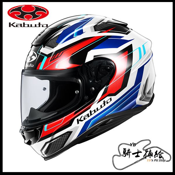 圖片 OGK KABUTO AEROBLADE 6 ADACT 亮藍白 公司貨 全罩 空氣刀 6 日本