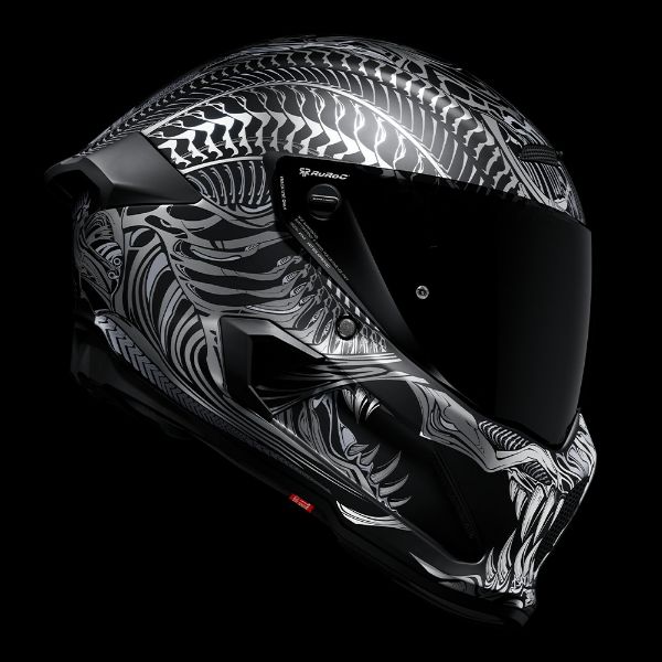 圖片 【台中硬了安全帽】RUROC AT4.0 彩繪款 REAPER Carbon 新品 含稅