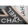 圖片 CHANEL香奈兒 新款大雙C LOGO簡約灰色大款羊毛圍巾/披肩