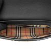 圖片 Burberry 展示品 Vintage 格纹拼皮革 Note 斜背包-中款(8021110-黑)