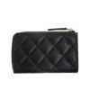 圖片 CHANEL 香奈兒 經典荔枝牛皮CC LOGO鑰匙釦拉鍊零錢包 (黑色)