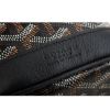 圖片 GOYARD 經典Y字老花LOGO防水帆布Mini Petit Flot 手提/斜背水桶包 (黑色)