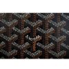 圖片 GOYARD 新款PLUMET系列帆布LOGO翻蓋扁斜背包 (黑色)