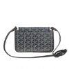 圖片 GOYARD 新款PLUMET系列帆布LOGO翻蓋扁斜背包 (灰色)