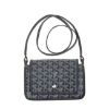 圖片 GOYARD 新款PLUMET系列帆布LOGO翻蓋扁斜背包 (灰色)