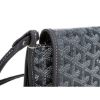 圖片 GOYARD 新款PLUMET系列帆布LOGO翻蓋扁斜背包 (灰色)