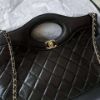 圖片 Chanel 黑金油蠟橫板31bag