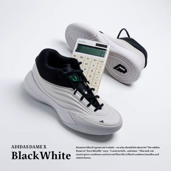 NICEDAY 代購 Adidas Dame 10 Damian Lillard 利拉德 球鞋 實戰 籃球鞋 黑白 JP6089