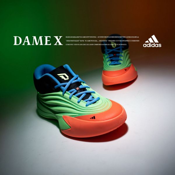 NICEDAY 代購 Adidas Dame 10 Damian Lillard 利拉德 球鞋 實戰 籃球鞋 橘綠 橘 綠 藍 黑 拼接 KI5949