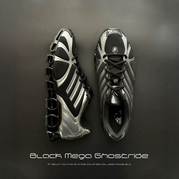 NICEDAY 代購 Adidas Mega Ghostride Y2K Megaride 黑銀 科技 未來 黑銀 JQ0553