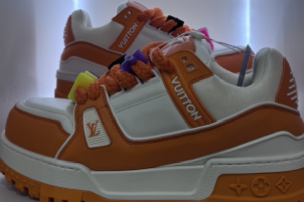 圖片 8新/LV 橘色運動鞋