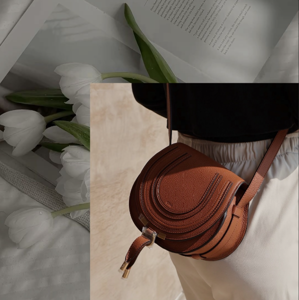 圖片 CHLOÉ 牛皮掀蓋馬鞍包