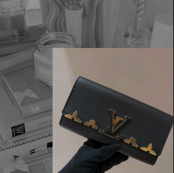 圖片 LV M64551 金花荔枝皮軟長夾