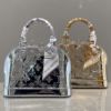 圖片 《現貨最低特價 》Louis Vuitton LV Alma BB 貝殼包 金屬銀色