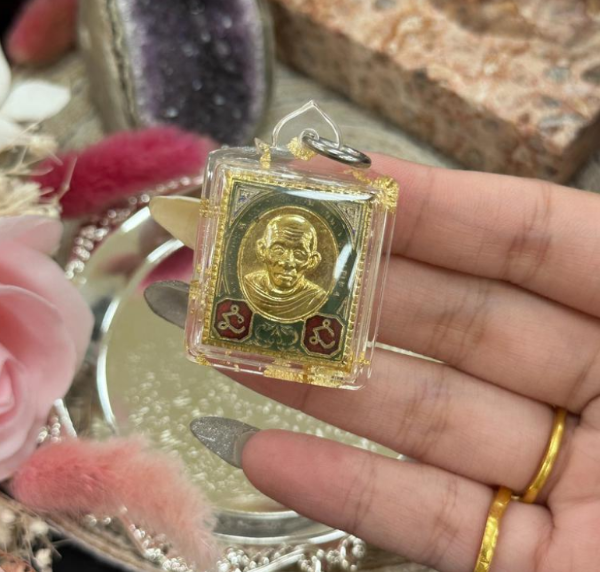 圖片 2098龍婆卡賢自身牌(金箔防水殼)