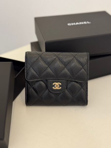 圖片 香奈兒經典三折短夾