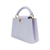 圖片 Louis Vuitton 展示品 Capucines BB 皮革金飾LV掀蓋手提斜背包(M59512-淡紫)