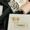 圖片 MIUMIU 粉色琺瑯金屬耳環