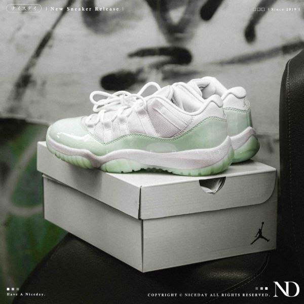 NICEDAY 現貨 Nike Air Jordan 11 湖水綠 淺綠 蒂芬尼綠 綠 水綠 男女鞋 喬丹 AJ11 AH7860-103