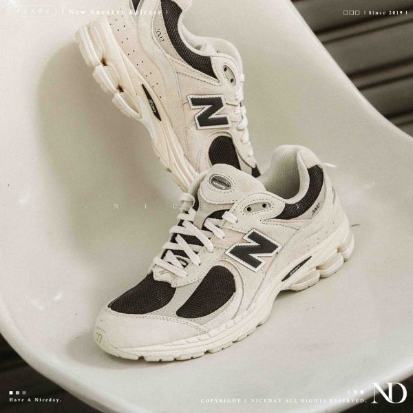 NICEDAY 現貨 New Balance 2002R 米黑 麂皮 米白 復古 男鞋 U2002RN